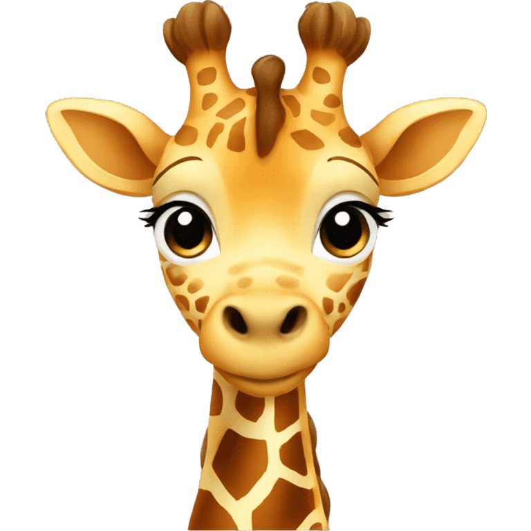 Cute baby Giraffe  emoji