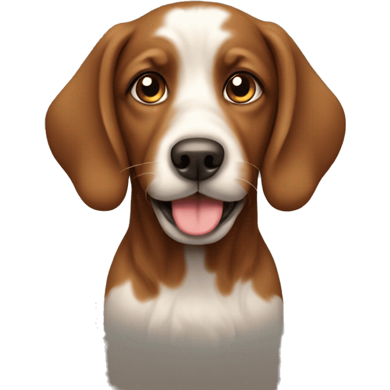 Doodle dog brown emoji