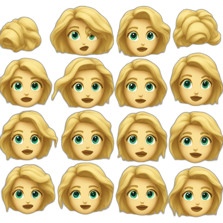 Poor blonde no emoji