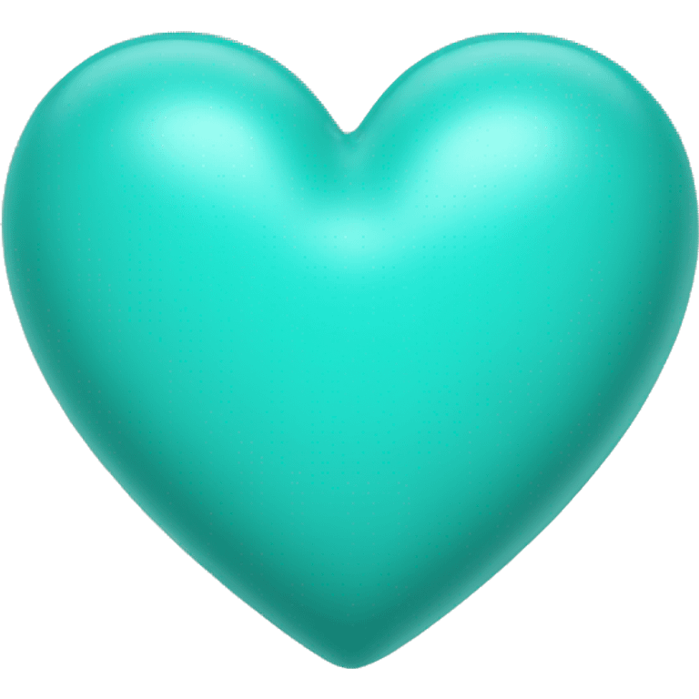 turquoise heart emoji