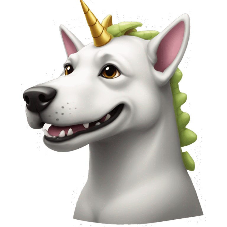 unicorn dog and crocodile hyrbid emoji