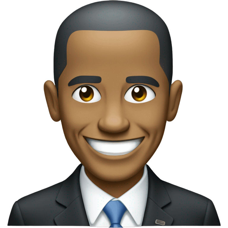 Obama winking emoji