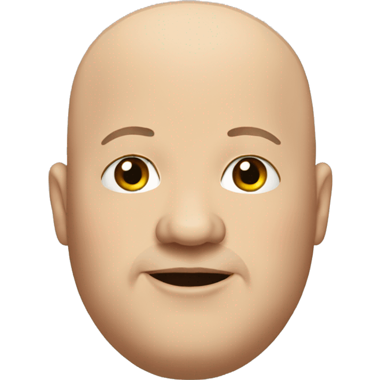 Fat bald guy emoji