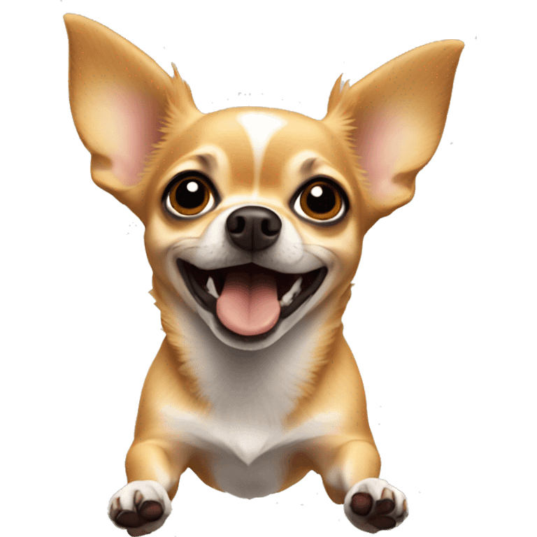 Chihuahua flying emoji