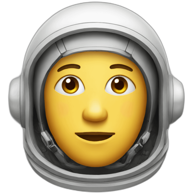 head of an astronaut emoji