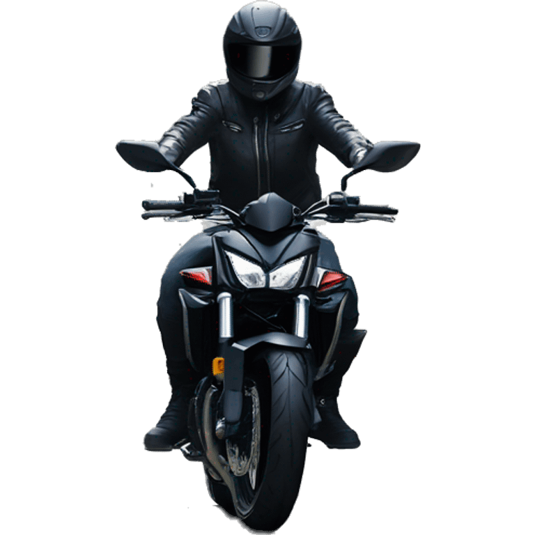 Yamaha MT-07 2019 black emoji