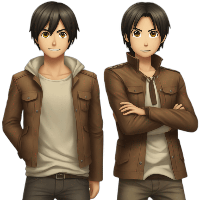 eren-yeager-and-mikasa-ackermen emoji