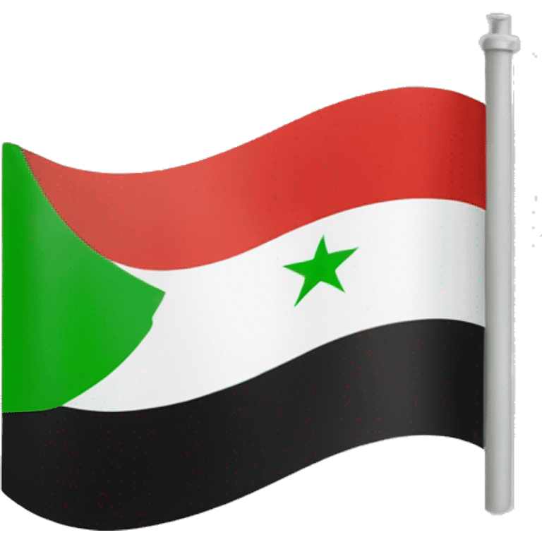 Revolutionary flag of Syria  emoji