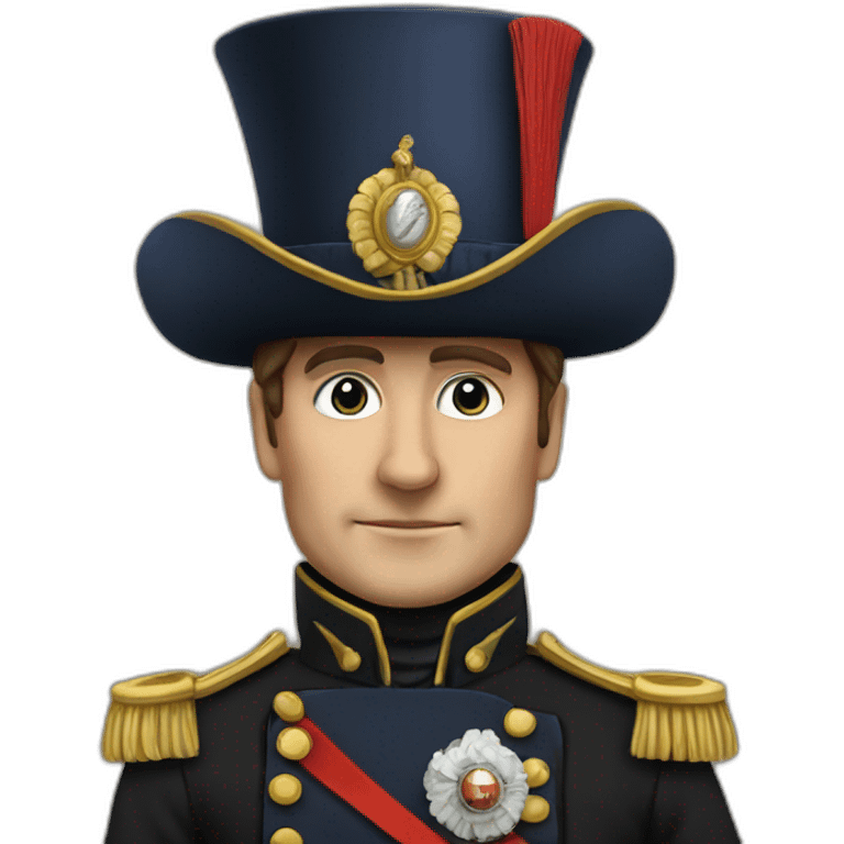 Napoléon with his hat emoji