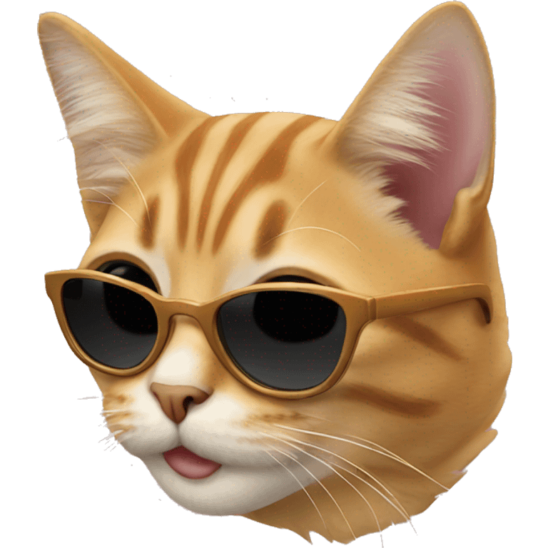 Cat sunglasses  emoji