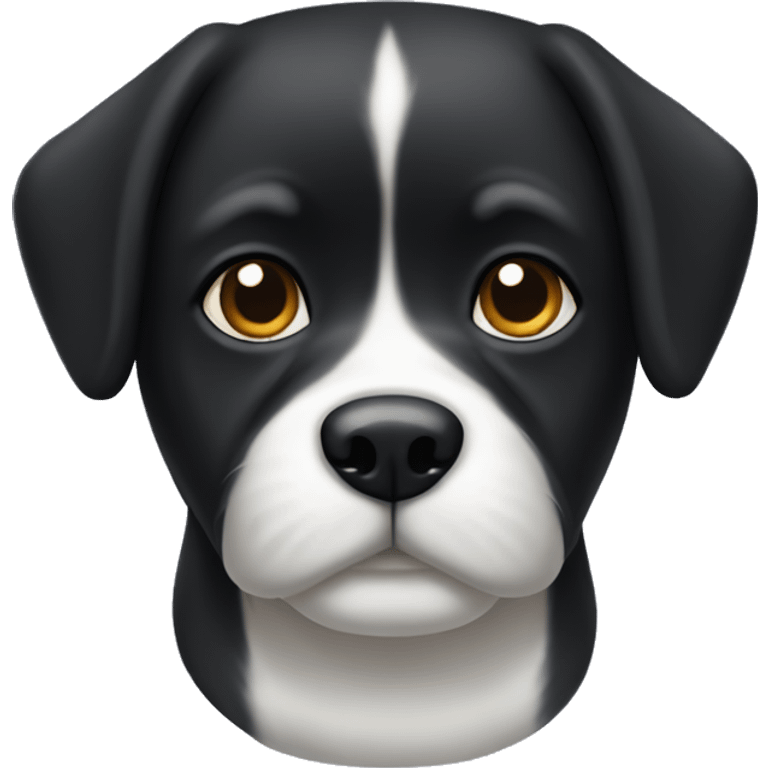 Black Shizu dog emoji