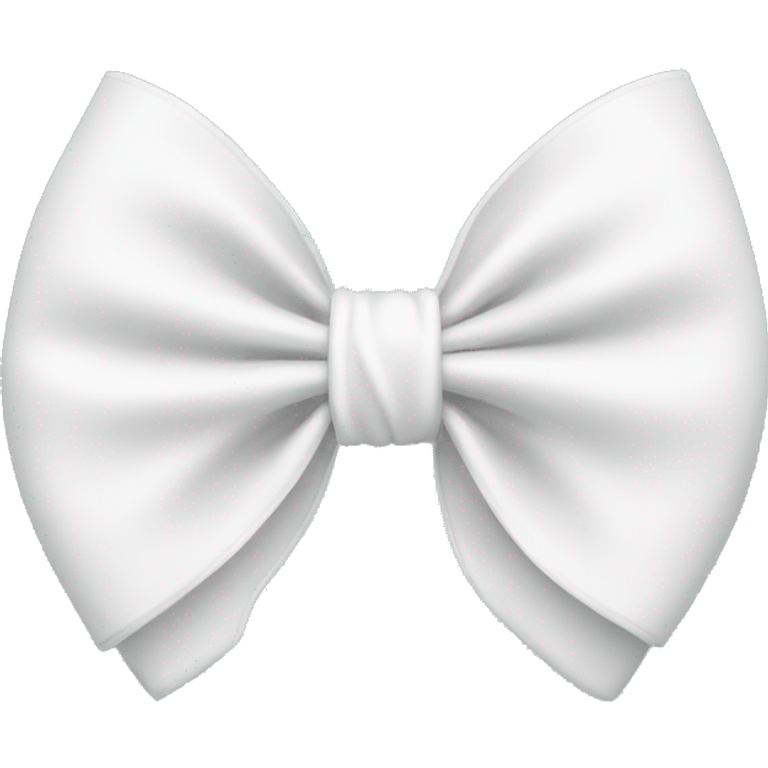 White bow emoji