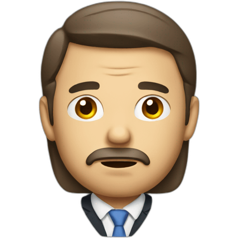 businessman worried emoji