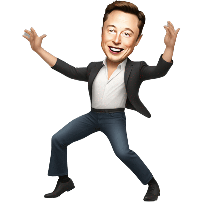 elon musk dancing emoji