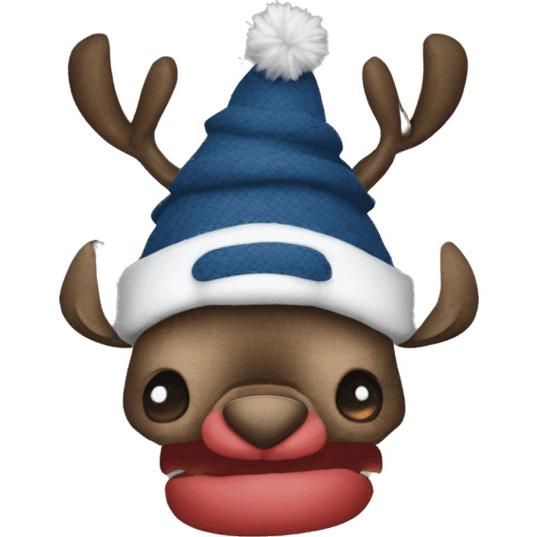 Stitch mit weihnachtsmütze emoji