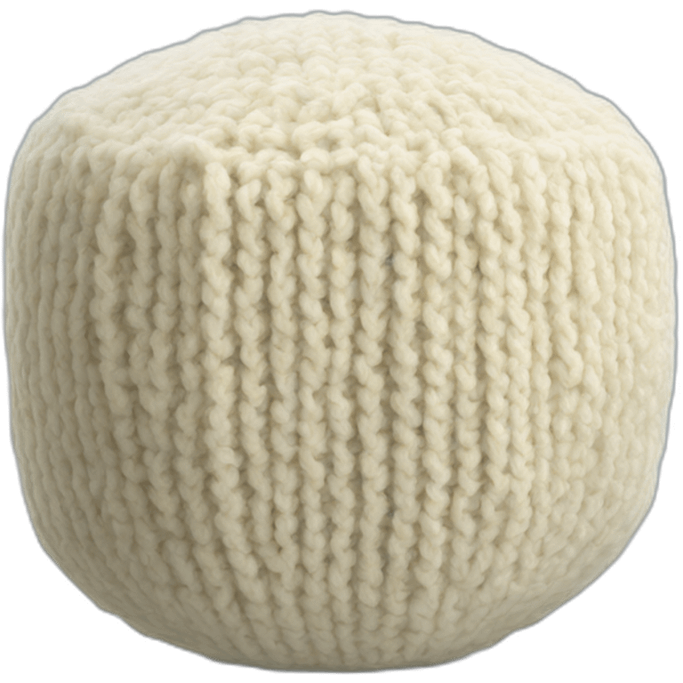 ball of knitted tofu emoji