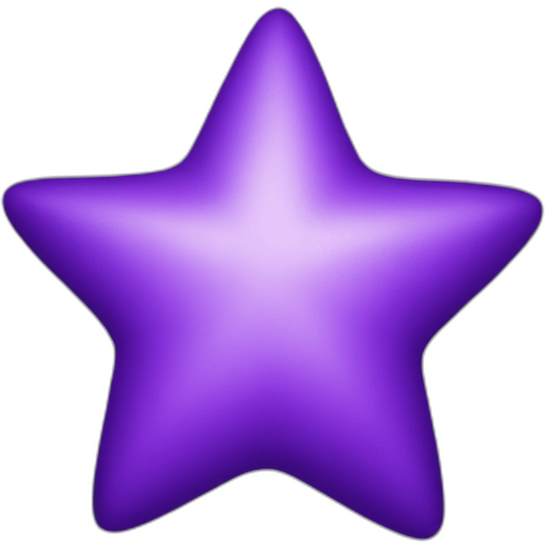 Star purple  emoji