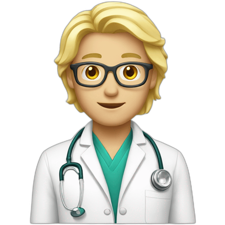 docteur blonde emoji