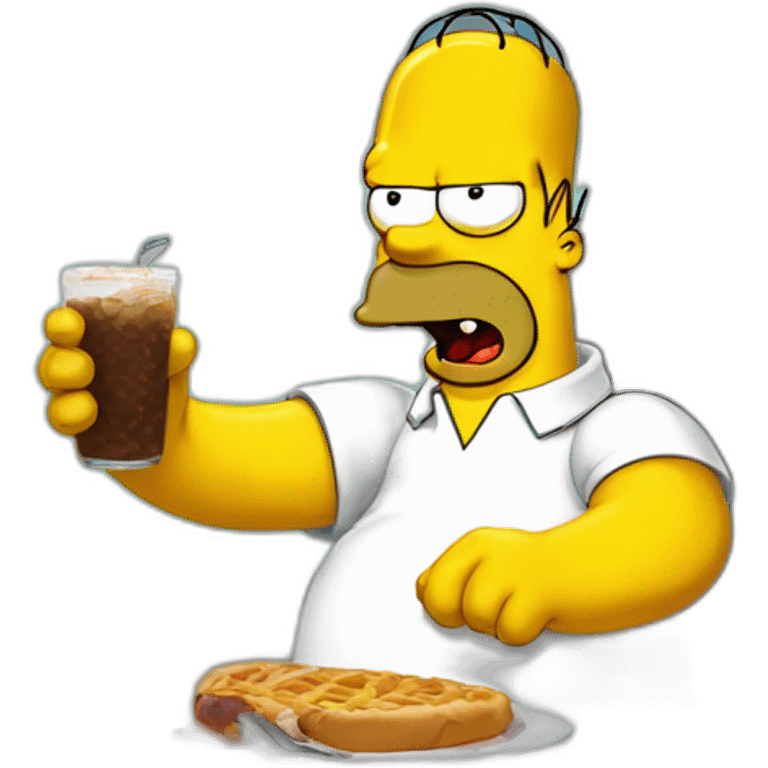 Homer simpsons hangry emoji