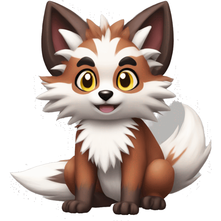 Lycanroc Furret Zigzagoon emoji