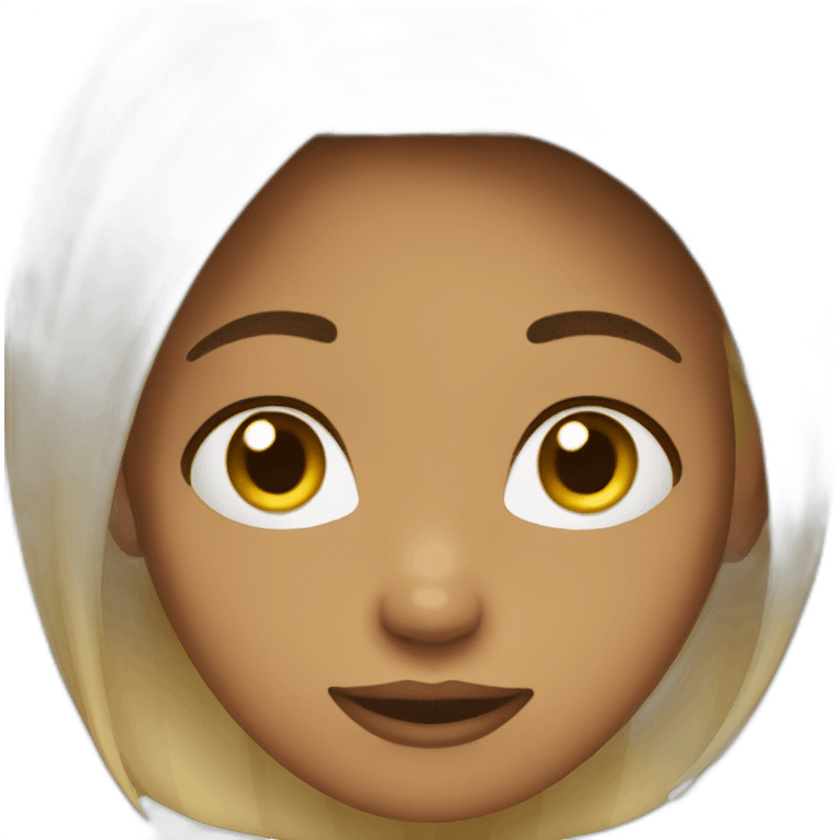 Une fille cute emoji