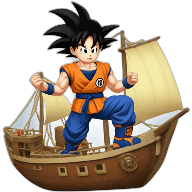 Goku begets ship emoji