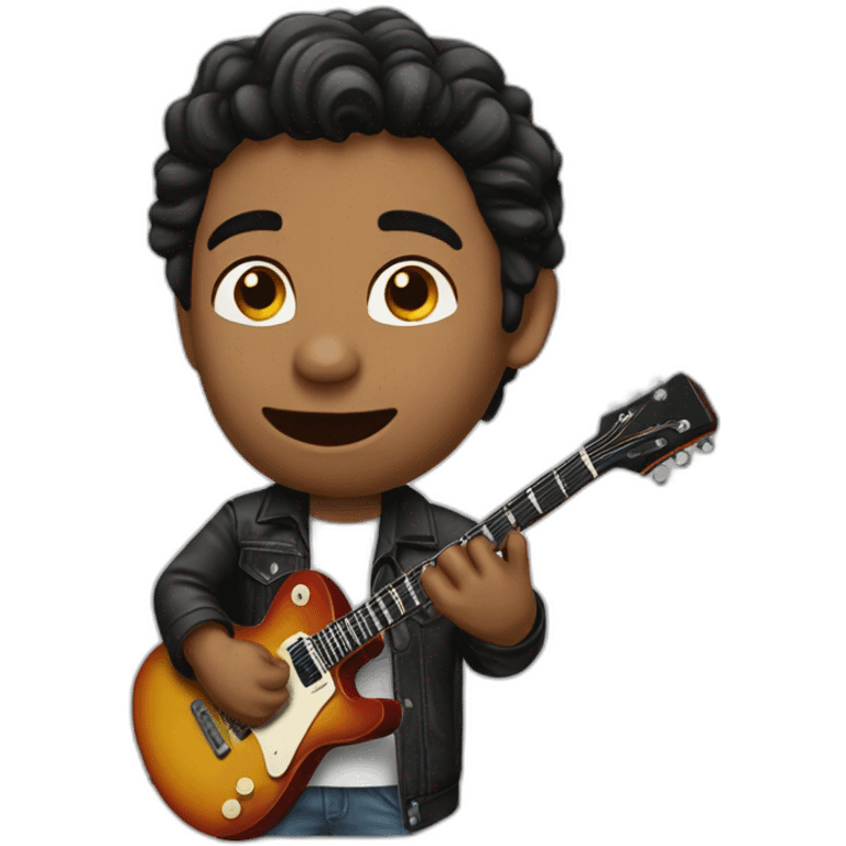 johnny haliday+guitare emoji