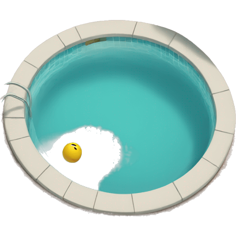 A pool emoji