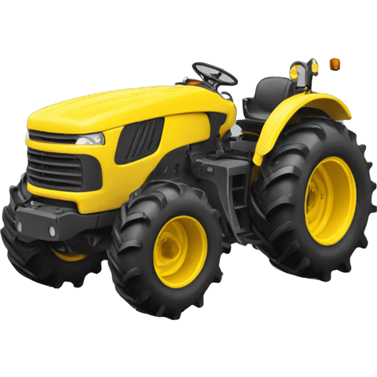 suspension spring yellow tractor emoji