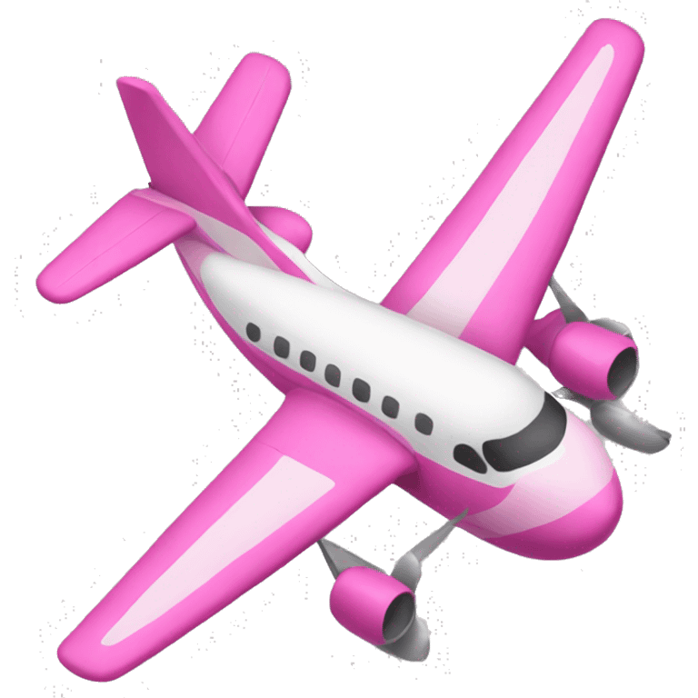 pink airplane emoji