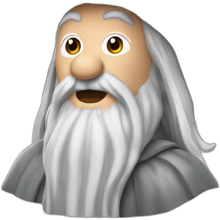 Gandalf qui fais un doigt emoji