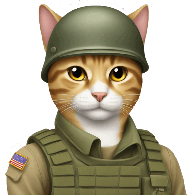 soldier cat emoji