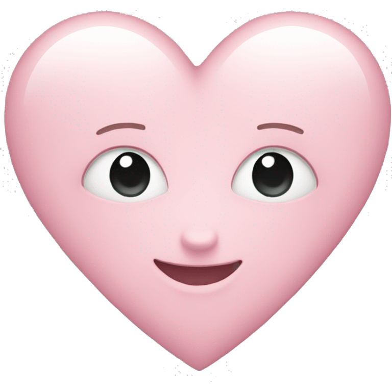 light pink heart emoji emoji