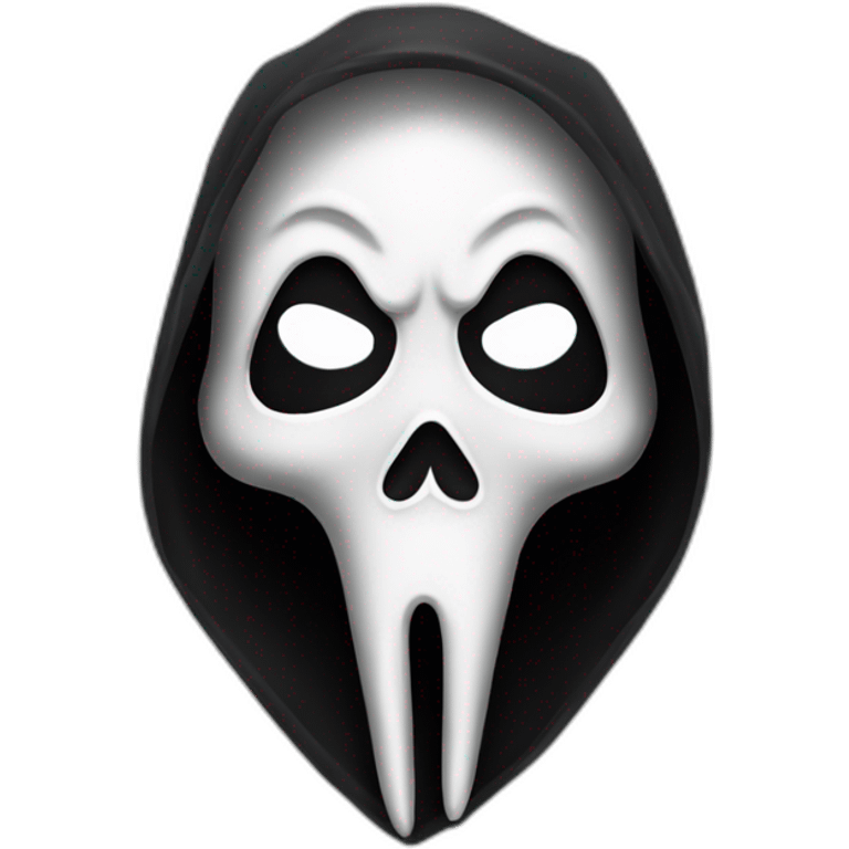 masque de scream filme emoji