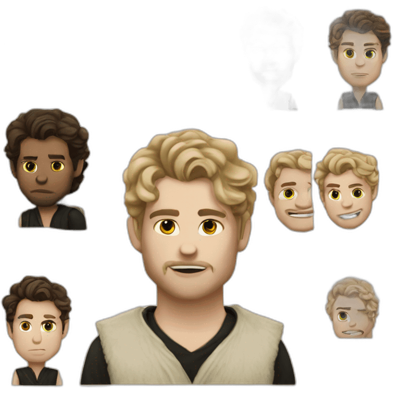 Klaus mikaelson realistic detailed emoji