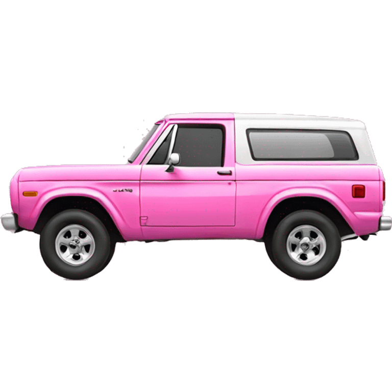 Pink ford bronco emoji