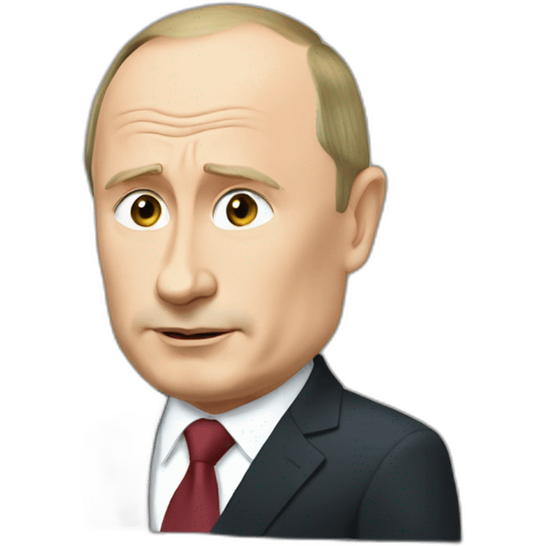 putin looking at a laptop screen emoji