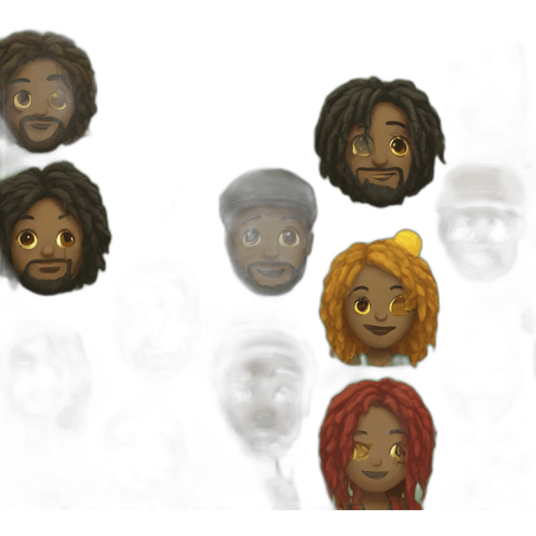 Reggae party emoji