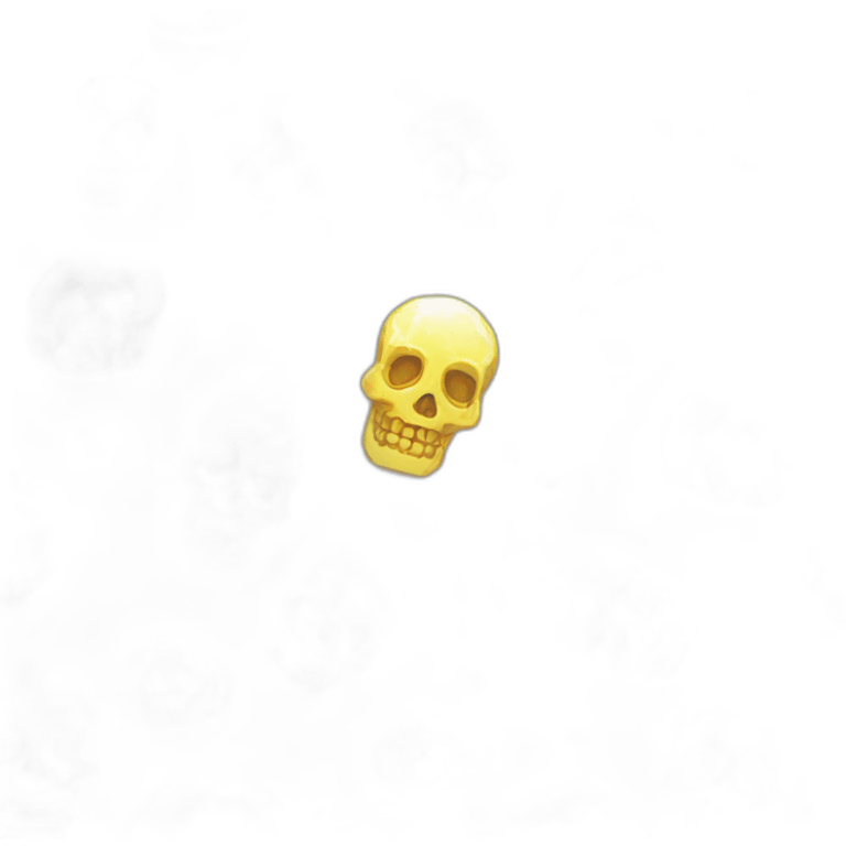 glow Crystal skull emoji