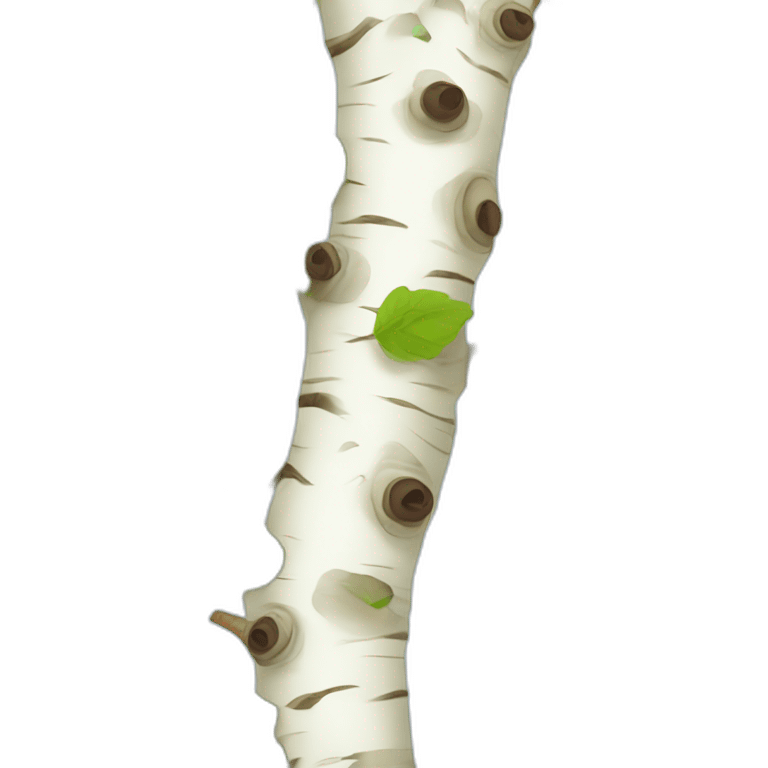 birch with leaves emoji