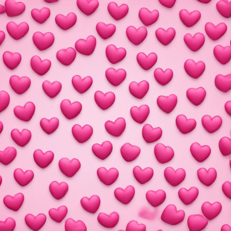 Pink hearts emoji