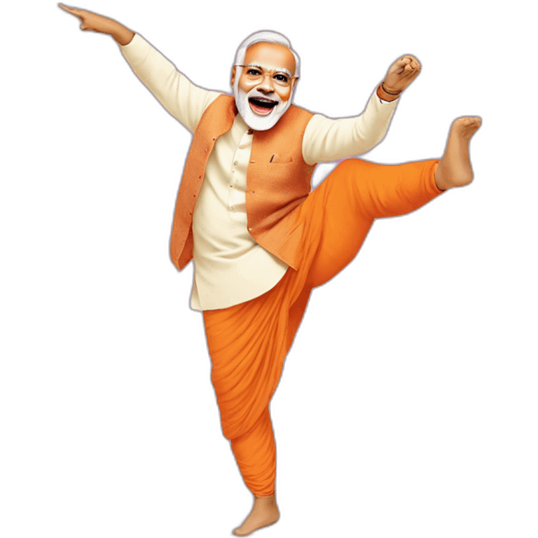 Narendra Modi dancing emoji