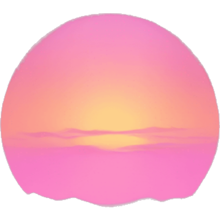 Pink Sunset emoji