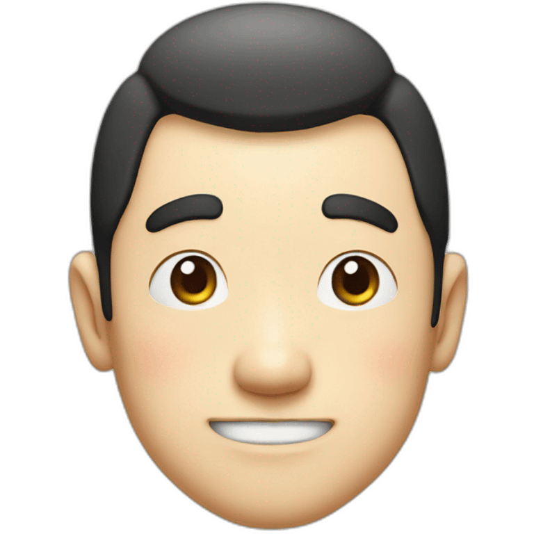 face of Japanese cartoon character shinchan emoji