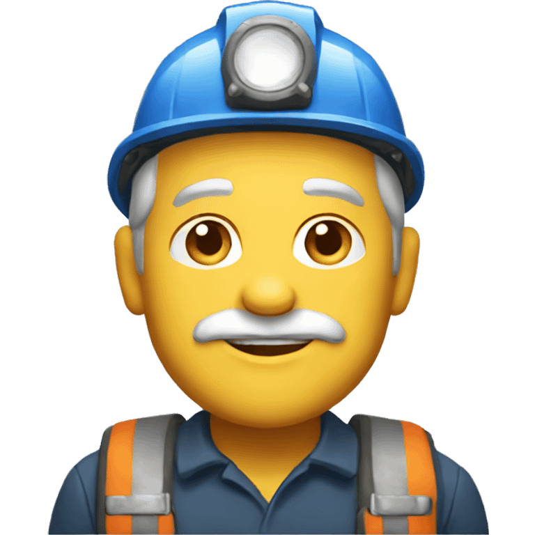 53 year old white coal miner emoji