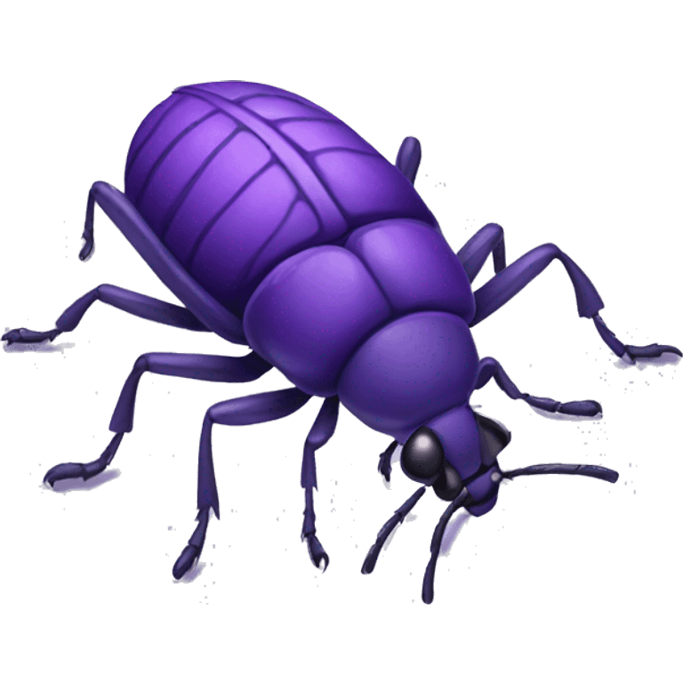 Purple bug emoji