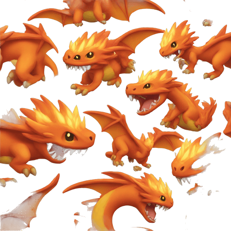 Dracaufeu Pokémon emoji