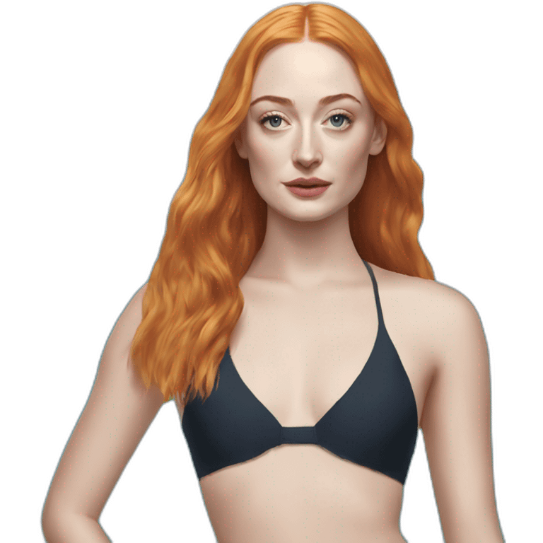 Sophie turner swim emoji