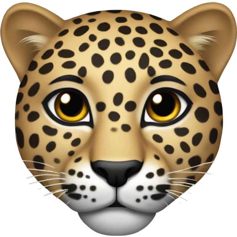 Trasparent leopard  emoji