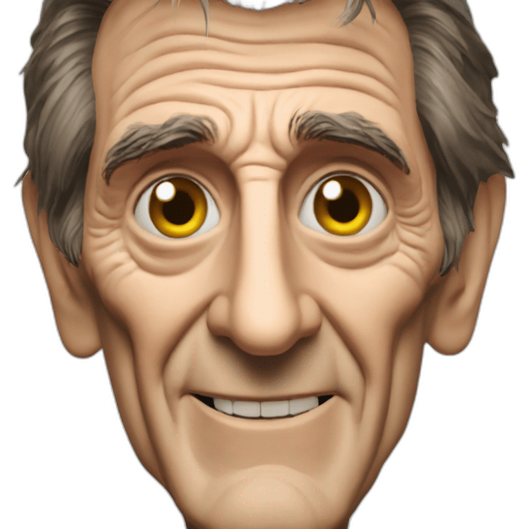 smiling harry dean stanton emoji